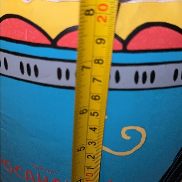 Vintage Pocahontas Inflatable Disney Toy Ottoman With Balls Inside - Picture 6 of 7